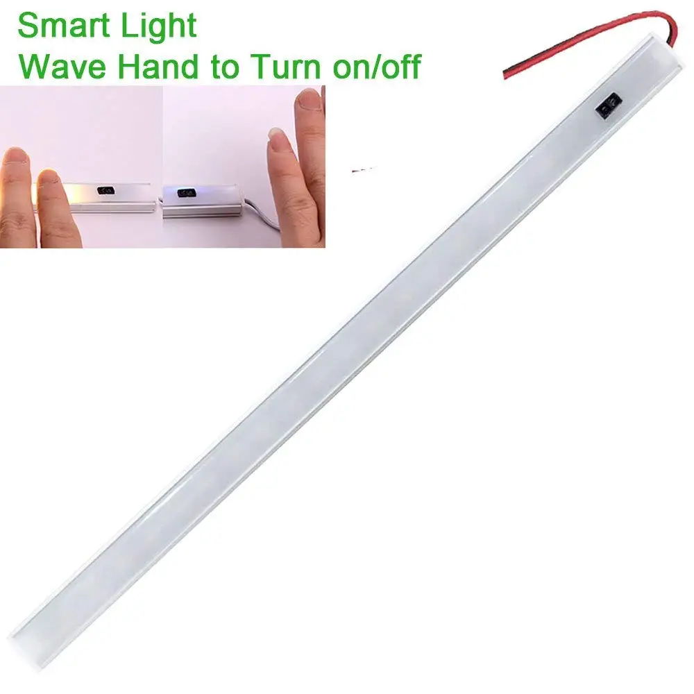  LED Hand Wave Under Cabinet Light Infrared Sensor Rigid Strip Bar Light Kitchen Lights Bathroom lam - 32891836444