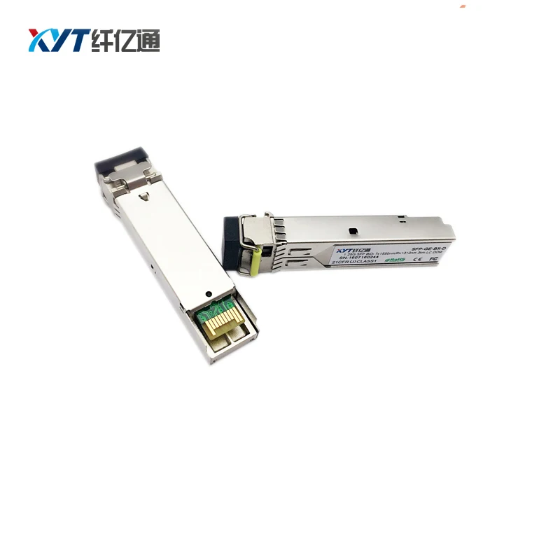 

1 Pairs 1.25 SFP LC Connector 1550Tx/1490Rx(1550Tx/1490Rx) Optic Module SFP Transceiver with DDM 80km