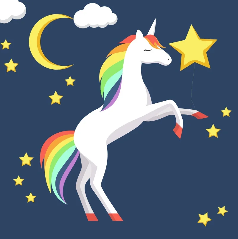 

Laeacco Photography Backdrops Unicorn Party Celebration Birthday Star Moon Pattern Photo Backgrounds Photocall For A Photo Shoot