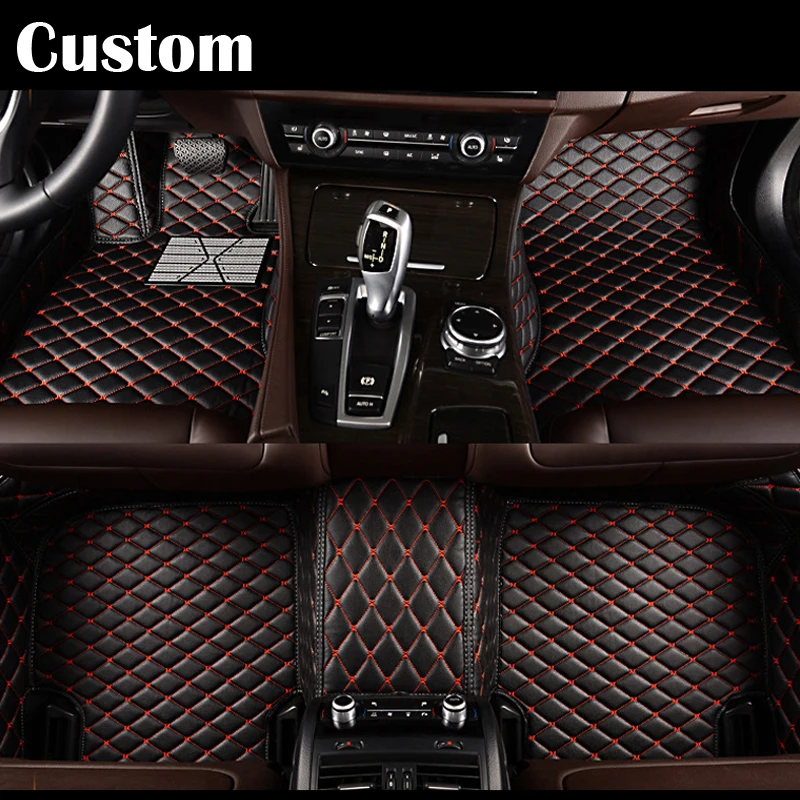 Автомобильные коврики цвета на заказ для Volkswagen Beetle CC Eos Golf Jetta Passat Tiguan Touareg 3D