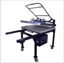 manual textile multicolor large heat press machine