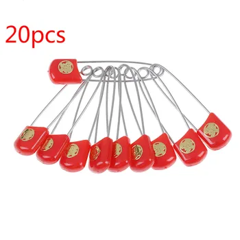 

New 20Pcs/lot DIY Safety Pins Findings Safe Secure Clips for Baby Care Shower Cloth Diaper Pins Brooch Holder