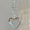 1PCS Clear Crystal Glass Chakra Suncatcher Pendant Window Hanging Crystals Heart Ornament Love Relationship Anniversary Gift ► Photo 3/5