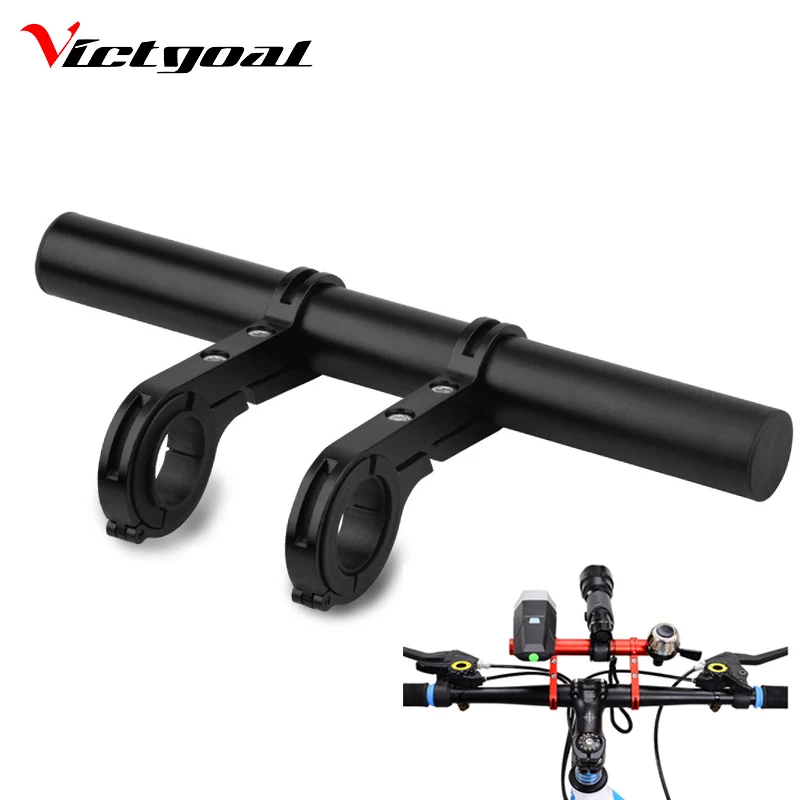 

VICTGOAL Bicycle Handlebar Extender Alloy Bicycle Handlebar Extended Bracket Bike Light Holder Bike Computer Headlight Support