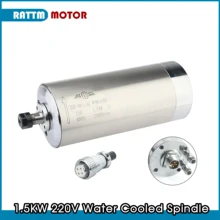220 кВт мотор шпинделя с водяным охлаждением 400 v ER11 188Hz 24000rmp 80x mm для гравировального станка с ЧПУ