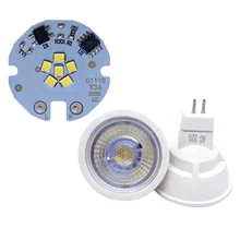 10 шт./лот Светодиодный точечный светильник нейтральный/холодный белый AC220V 5 Вт без драйвера SMD чип светильник бусины для DIY лампа чашка