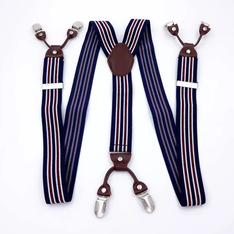 Европейской и американской моды мужской костюм, рубашка брюки эластичные комбинация на бретельках ремень FY18102404