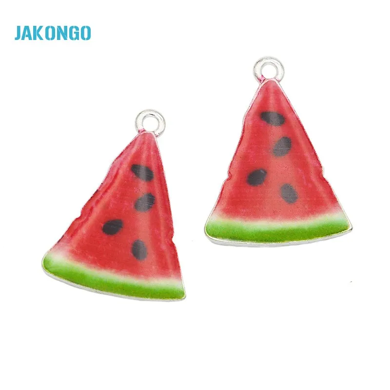 Подвеска в виде арбуза 21 х28 мм|charm pendant|pendants for jewelry makingwatermelon charm |