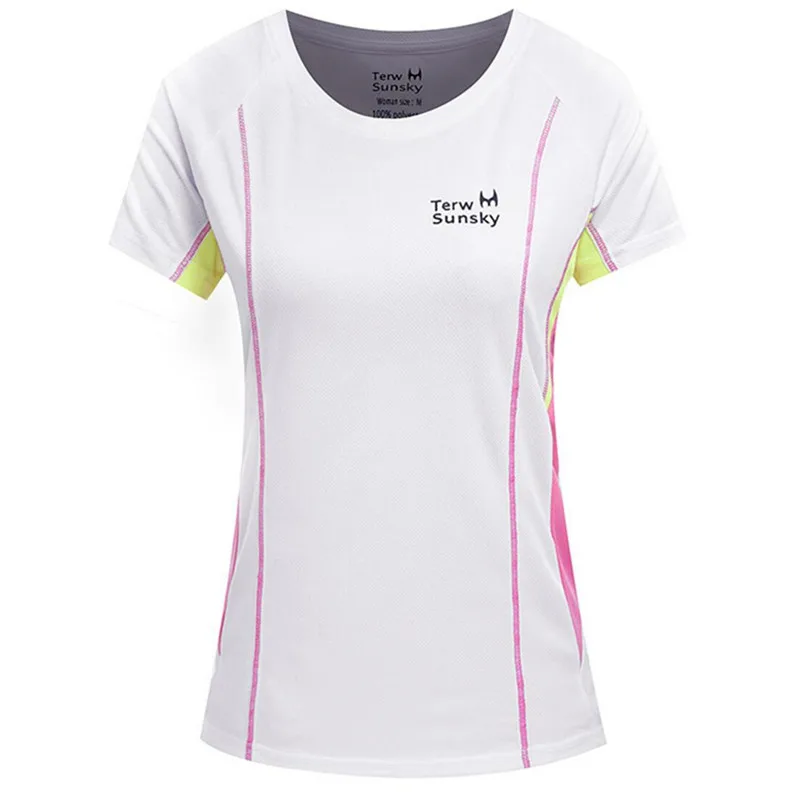 

Free Shipping-HOT SALE Terwsunsky Summer WOMEN Outdoor Quick-drying Gym Sport Short-sleeve Fast Drying T-shir TD057