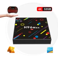 H96 MAX H2 TV Box Android 7.1 4GB 32GB RK3328 Quad Core 4K VP9 HDR10 USB3.0 WiFi Bluetooth 4.0 Set Top TV Box PK X96 X92