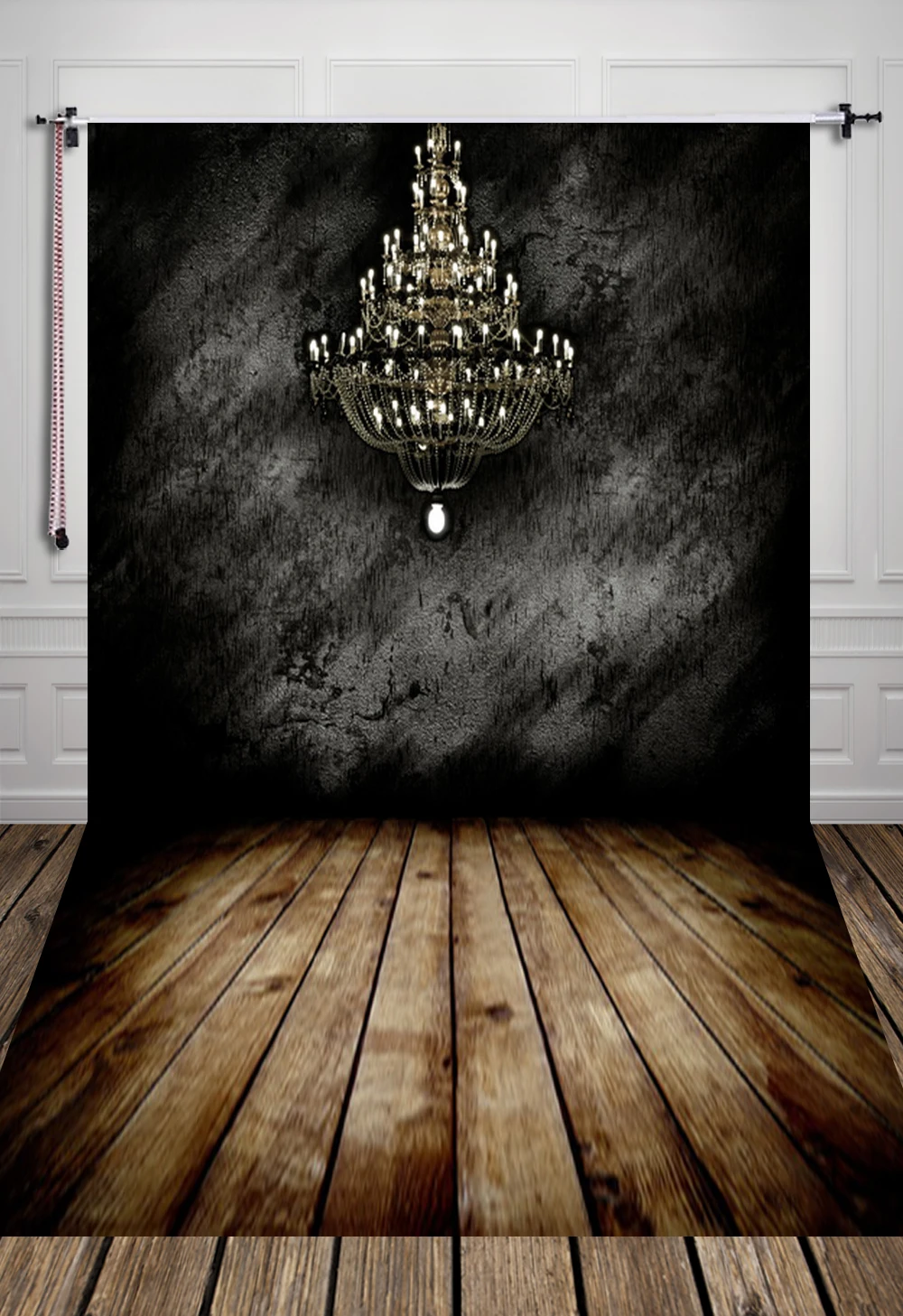 5x7ft(1.5X2.2m) black photography backdrop Art fabric newborn pet