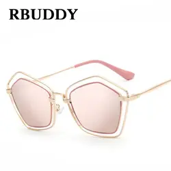 Rbuddy 2017 Ретро Винтаж солнцезащитные очки Для женщин стимпанк золото металл бренд-дизайн полые Солнцезащитные очки для женщин Óculos De Sol UV400
