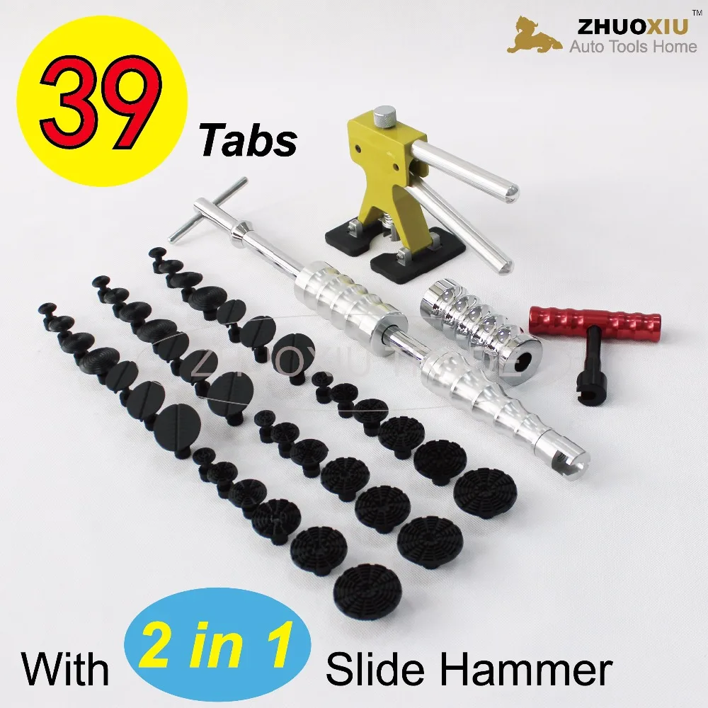 

Glue Pulling Systems - Glue Puller Kits - Slide Hammer & Dent Lifter - PDR Tools (PDR-253)