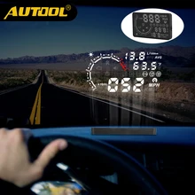 AUTOOL X230 Projector HUD Head Up Display Car Meter OBD2 Film Obd II Gauge Digital Auto Speedometer Projection Diagnosis Tool