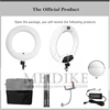Yidoblo 96W Ring Light FD-480 Pro Beauty Studio LED Ring lamp Kit 2700-10000K Video Light Lamp Makeup Lighting + stand (2M)+ bag 4