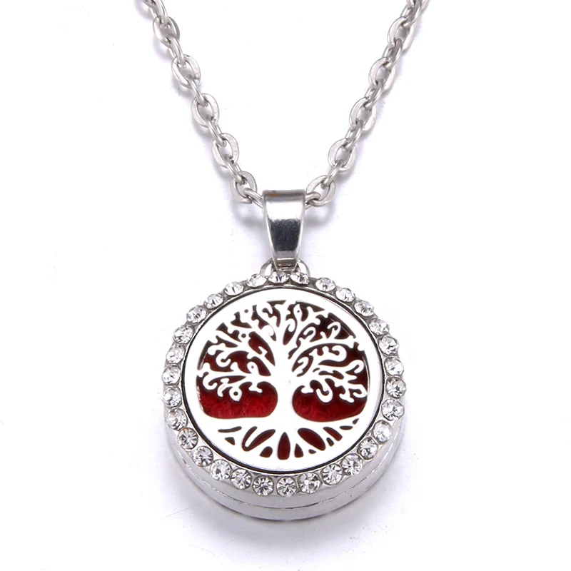 Новый стиль аромадиффузор с деревом жизни циркониевое ожерелье кулон | Отзывы и видеообзор