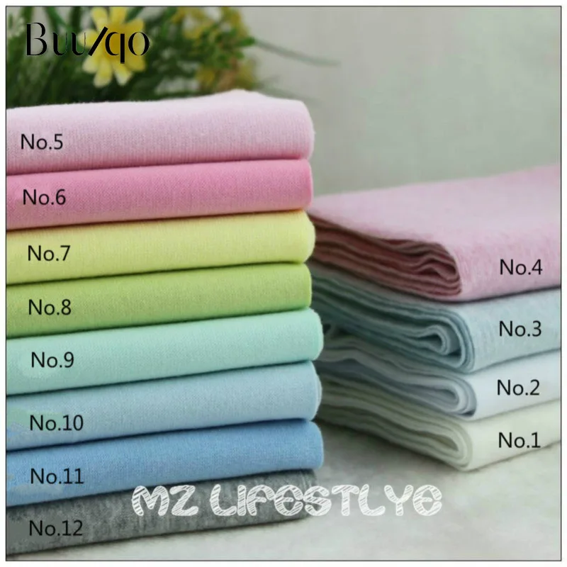 Buulqo 20*110 см хлопчатобумажная трикотажная ткань детская хлопковая с двойными