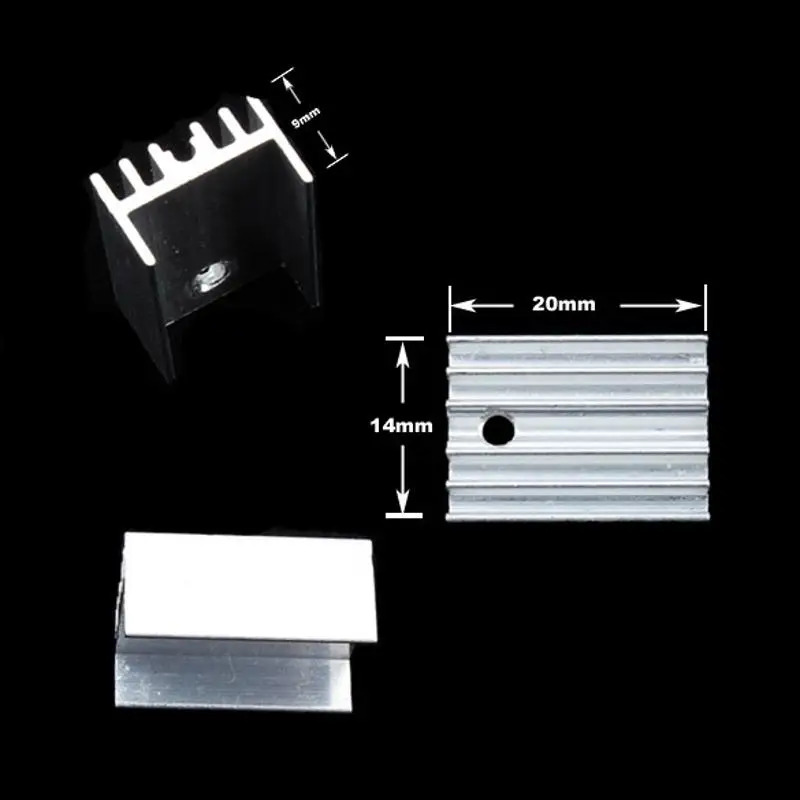 

10pcs Heat Sink Radiator Electronic Chipset Heat Dissipation Screws Kits
