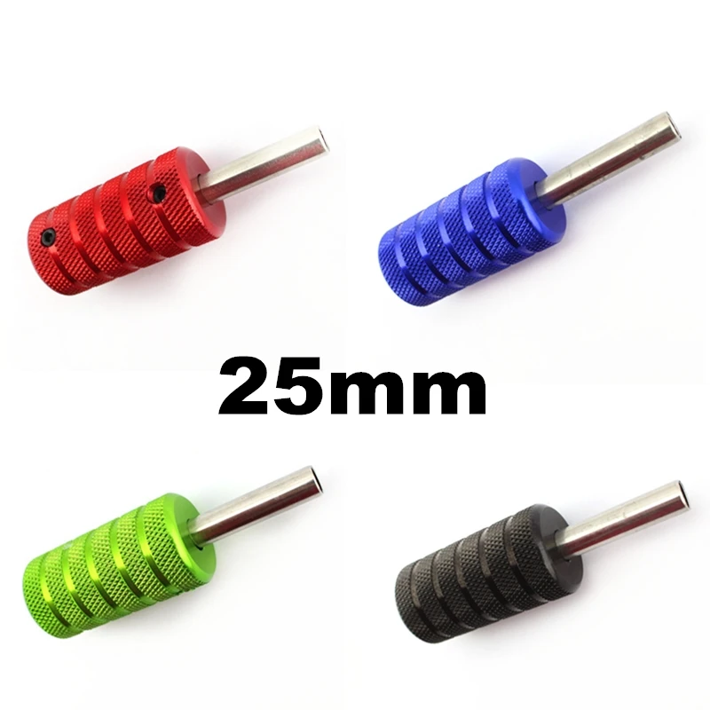 

25mm Aluminum Alloy Grip tattoo grips for tattoo machines, blue and red color grip tattoo body machine tattoo supplier