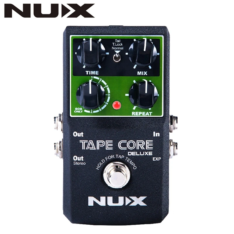NUX TAPE CORE DELUXE Electric Guitar Tape Delay Effect Pedal with 7