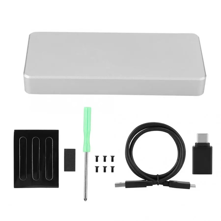 

ACASIS NGFF M2 to USB3.1 SSD Portable Mobile Solid State Disk Box NVME MEKY SSD Adapter New