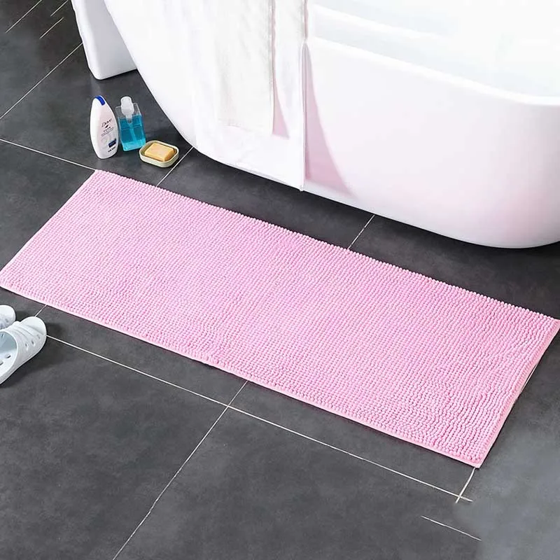 dd-0022-PINK 50*120 см коврик для ванной, коврик для ванной комнаты, водопоглощающий ковер из шенили, длинный коврик для ванной комнаты, кухонный пол, ТАПИС, salle de bain - Цвет: dd-0022-PINK