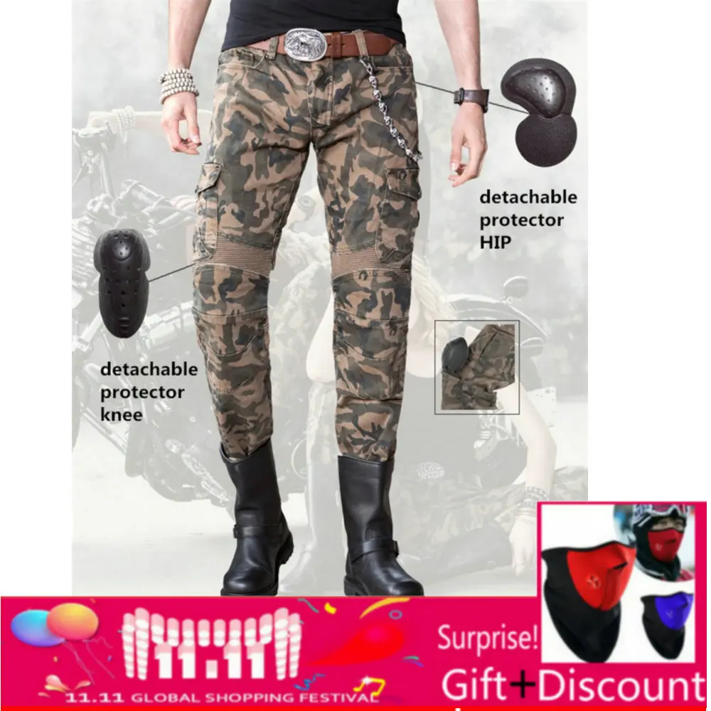 Камуфляж Открытый Тактические Штаны Uglybros moto rpool Camo Ubs07 джинсы Для мужчин rcycle