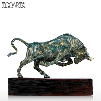 

Tooarts Bronze Sculpture Unstoppable Cattle Bronze Handmade Bronze Sculpture Modern Art Home Decor Statue Figurine Gift Artwork