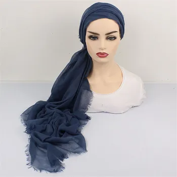 

110*110cm muslim summer thin cotton hijab scarf square bandana women hijab femme musulman islamic headscarf Arab head wrap