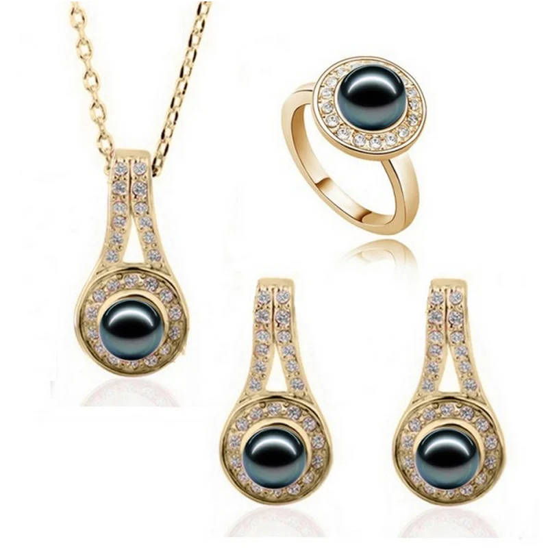 

2020 New Design Hot Sale Fashion simulated pearl Jewelry Set For Women