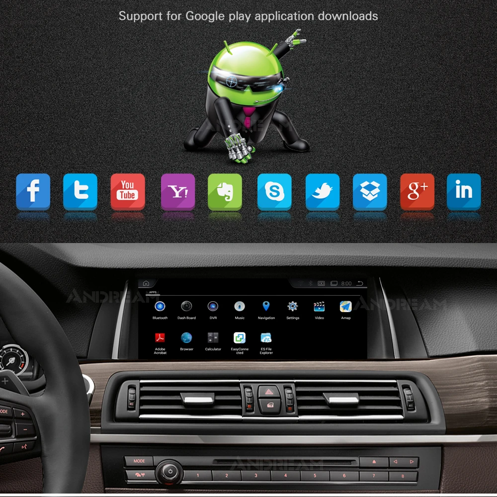 Clearance Andream GPS Navigation 10.25" Car Multimedia Player For BMW X1 E84 Wifi Steering Wheel ID6 Interface EW970BW-CIC 9 Clearance Andream GPS Navigation 10.25" Car Multimedia Player For BMW X1 E84 Wifi Steering Wheel ID6 Interface EW970BW-CIC 9