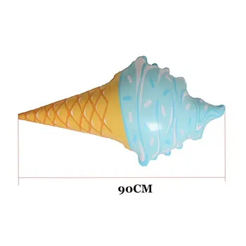 

Swim Ring Water Pool Fun Float Toys Inflatable Birthday Ice Cream Children Game Toy Party Decorations ED-shipping