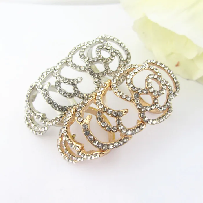 Женское кольцо с полым цветком 2D1003|knuckle rings for women|knuckle ringrings women |