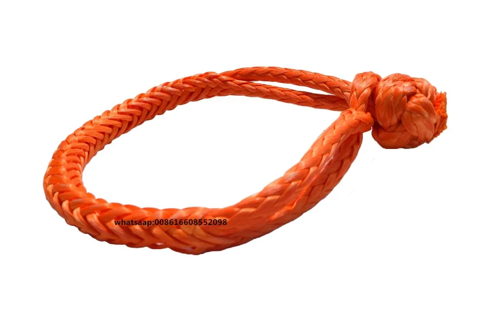 Orange 5/16*5.5inch Soft Shackles ,UHMWPE Shackle,Synthetic Shackle