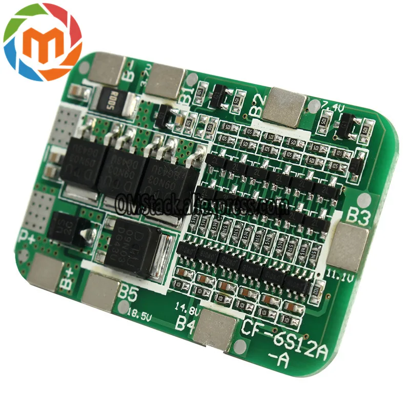 1PC-New-Arrival-6S-15A-24V-PCB-BMS-Protection-Board-For-6-Pack-18650-Li-ion (3)