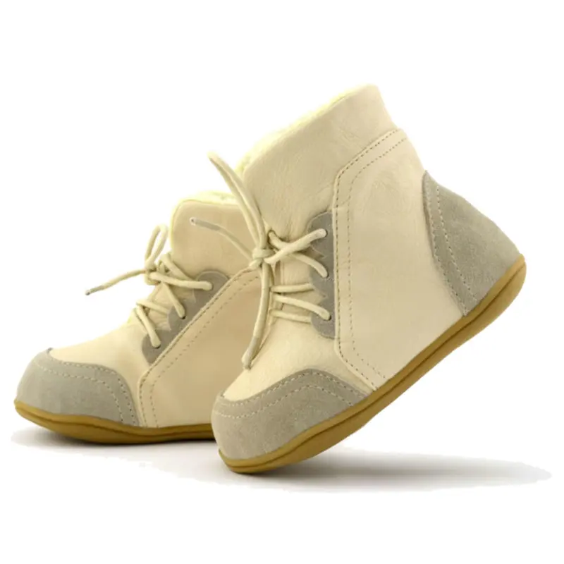 2018 New Brand Real Goat Fur Baby Boy Winter Snow Boots