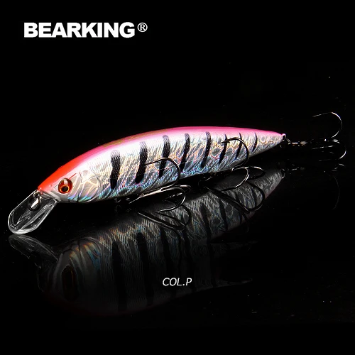 BEARKING 160 мм 30 г Горячая приманки для ловли рыбы, разные цвета, minnow crank, Вольфрам система веса(wobbler) модель воблер - Цвет: M160-P