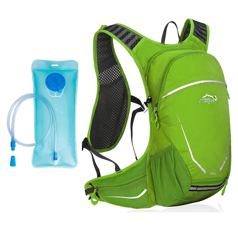 18L Bicycle Cycling Backpack 2L Water Bag Running Jogging Riding