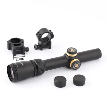 

SPINA OPTICS Tactica 1.5-5X20 Rifle scope Reticle Hunting Scope Optical Sight for Hunting with 20mm or 11mm Rings