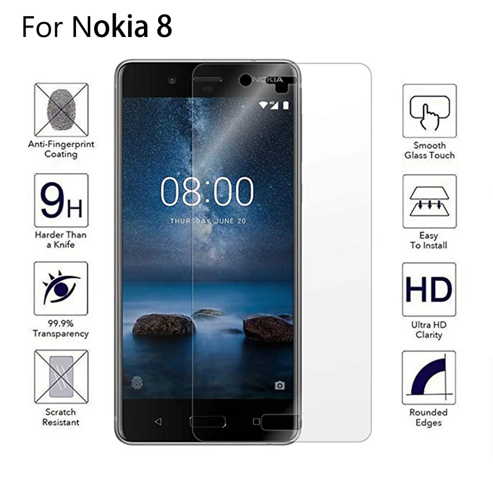 TM-Concept® Vetro temperato per Nokia 3.4 - Vetro di protezione 0,26 mm radiante 2,5D