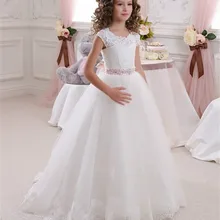 Одежда для маленьких девочек; платье с кружевным бантом для девочек; платья-пачки с открытой спиной; детское платье принцессы с цветочным узором для девочек на свадьбу; vestidos GDR409