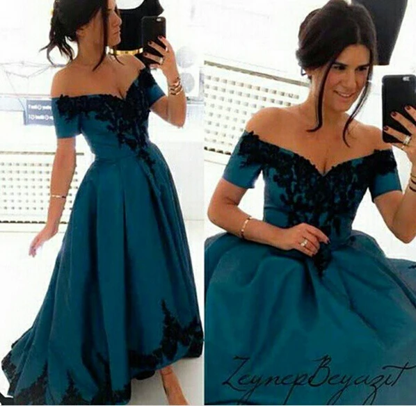 teal party dress