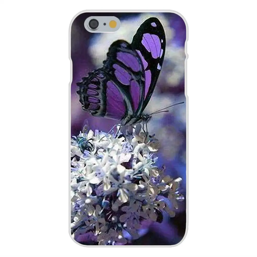 Мягкий чехол для Samsung Galaxy Note 5 8 9 S3 S4 S5 S6 S7 S8 S9 S10 mini Edge Plus Lite Mobile Butterfly Beauty|Бамперы| |