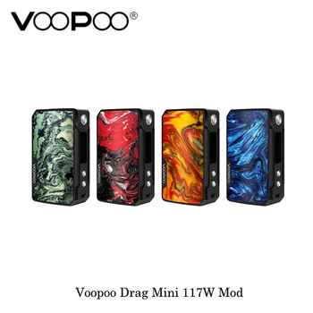 

In stock electronic cigarettes Voopoo Drag Mini 117W TC Box Mod 4400mAh Built-in Battery Vape Vaporizer VS Voopoo Drag 2 Mod Box