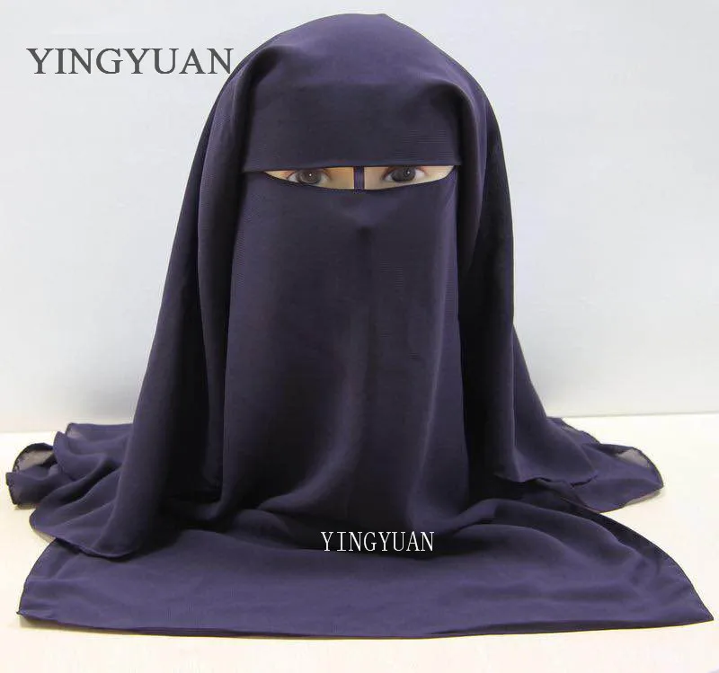 Твердые удобные мусульманские платки хиджаб - Цвет: TJ41007