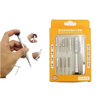 

10 In 1 Magnetic Precision Screwdriver Set Phone Watch Computer Camera Repair Tools Slotted Phillips Screwdriver With Crowbar