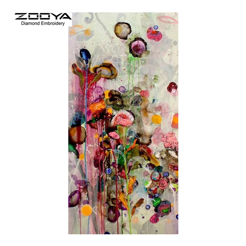 

ZOOYA Diamond Embroidery 5D DIY Diamond Painting Color Flower Painting Diamond Painting Cross Stitch Rhinestone Decoration CJ410