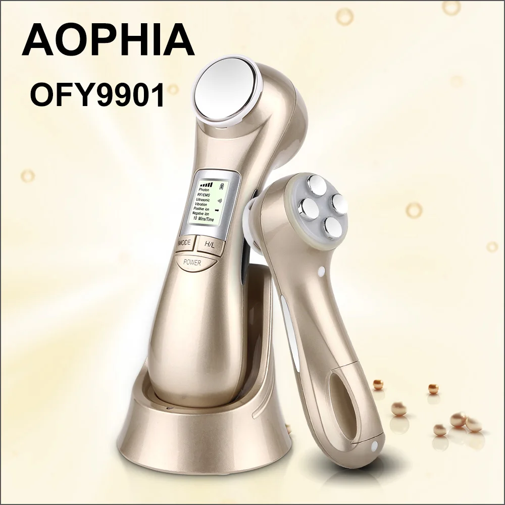  Face Skin EMS Mesotherapy Electroporation RF Radio Frequency Facial LED Photon Skin Care Face Lift  - 33024747970