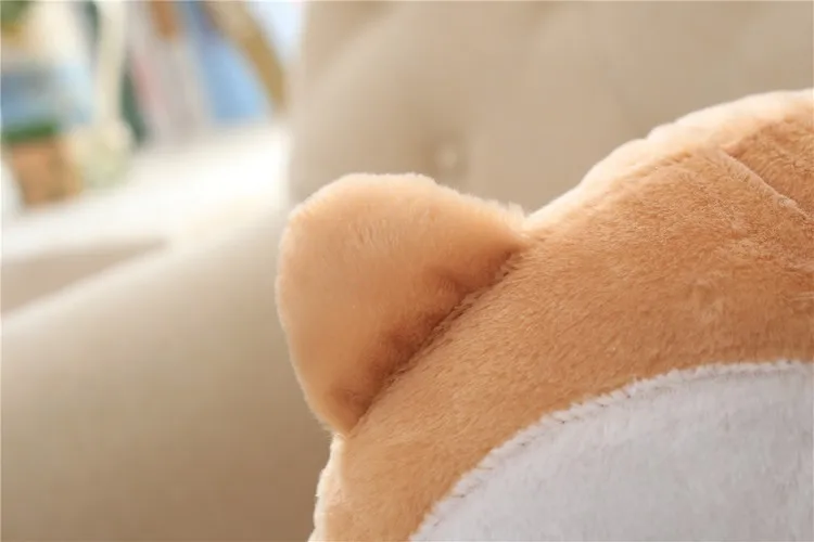 Плюшевые игрушки куклы Собака Животное плюшевая подушка для дивана голова Подушка с фланелевым одеялом вырезать корги Поп ручной Wamer дома