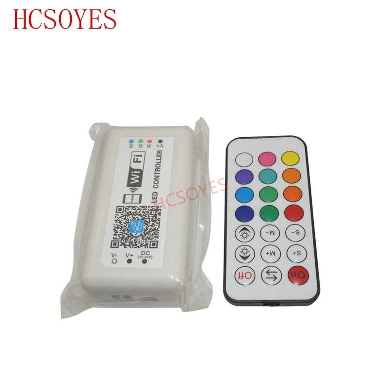 DC12-24V 16 миллионов led контроллер WI-FI 372 373 НЛО с 21key РФ дистанционного домашний телефон iOS приложение для Android WI-FI контроллер ISO Android